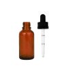 Amber Glass Child Resistant Dropper Bottles 30 ml